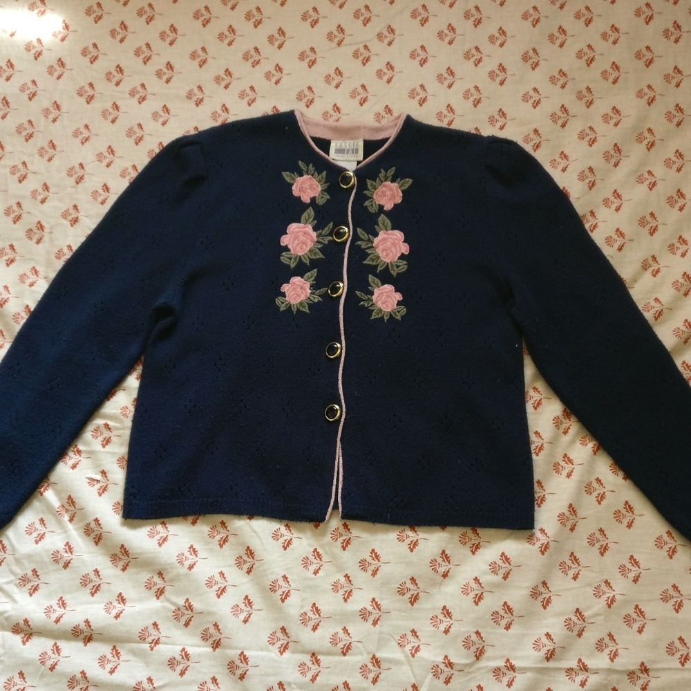 Floral Vintage Cardigan